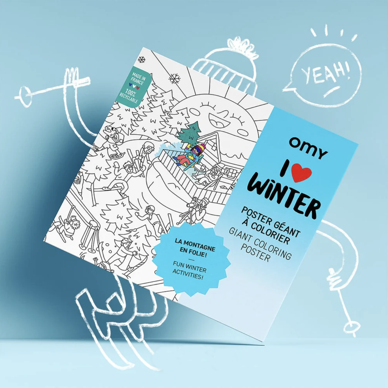 I love Winter – Póster XL